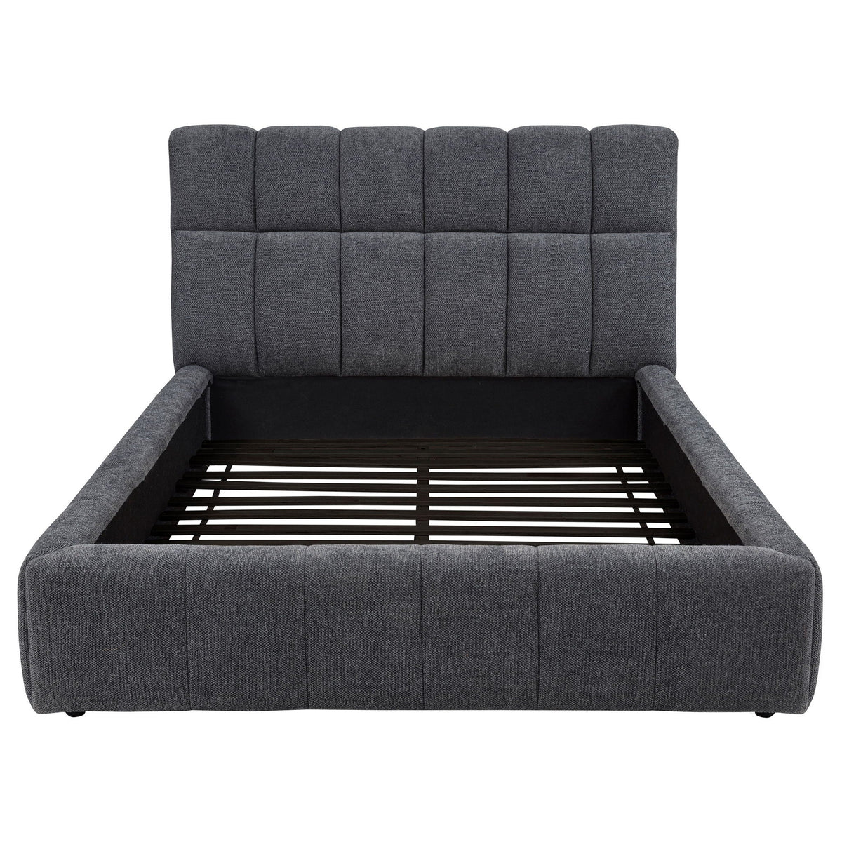 Nollet 48-inch Upholstered Queen Panel Platform Bed Grey by Unique Piece Furniture