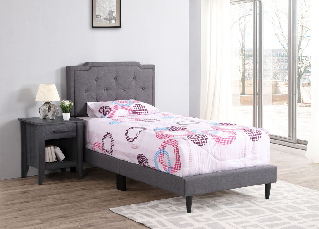 Button Tufted Bed Charming For Cozy Spaces by Unique Piece Furniture