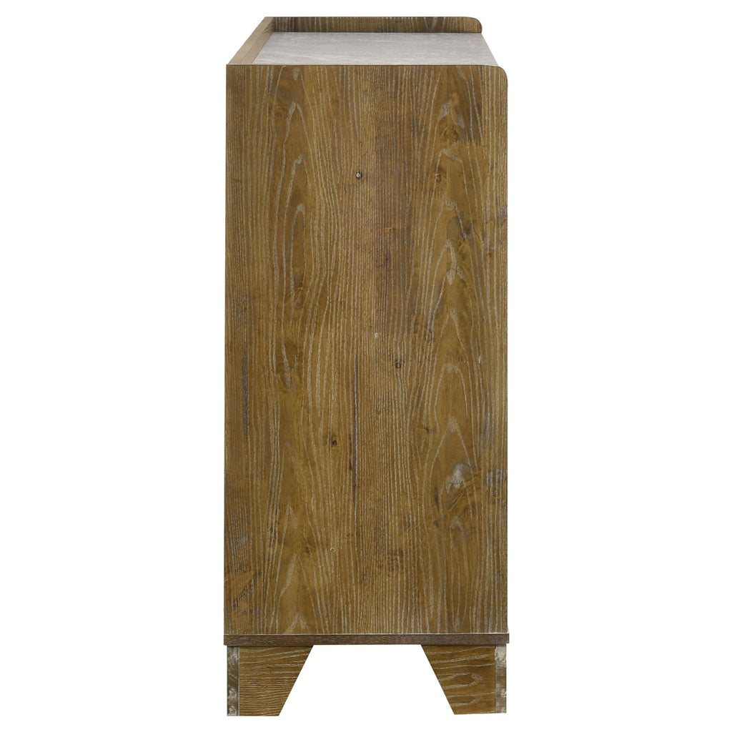 Henderson 6-drawer Bedroom Dresser Cabinet Medium Oak by Unique Piece Furniture