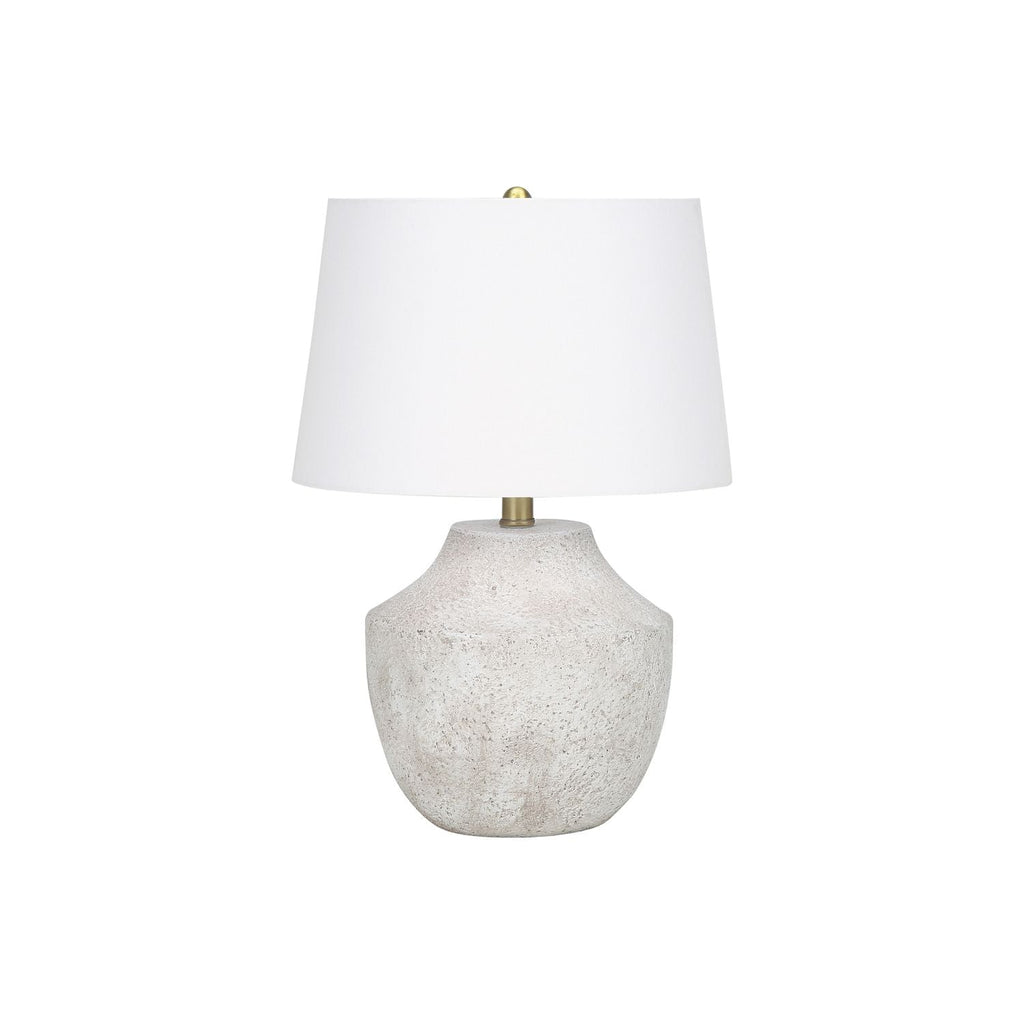 Lighting, Modern Table Lamp, Concrete - Cream by Unique Piece Furniture