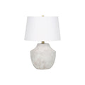 Lighting, Modern Table Lamp, Concrete - Cream by Unique Piece Furniture