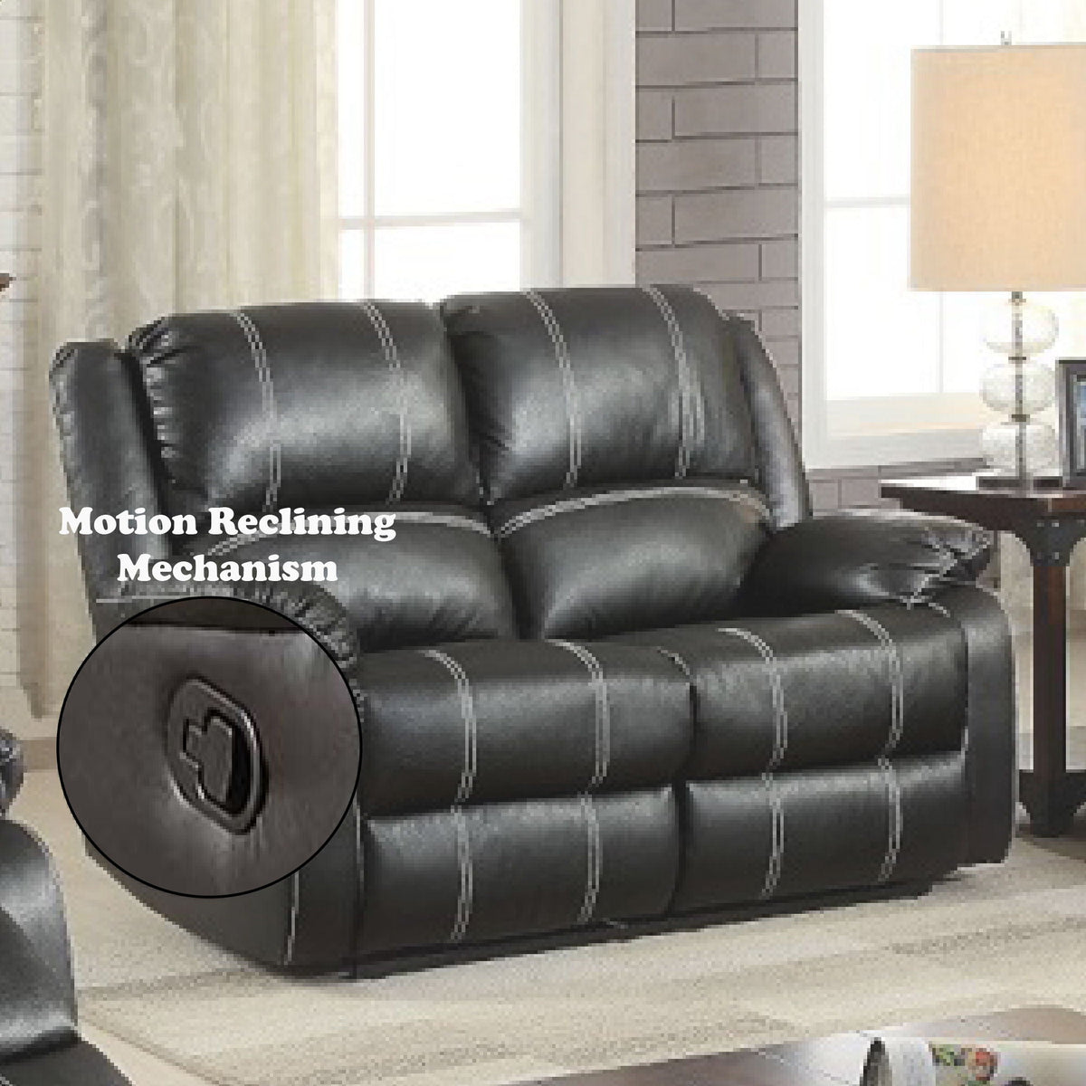 Zuriel - Recliner Loveseat by Unique Piece Furniture