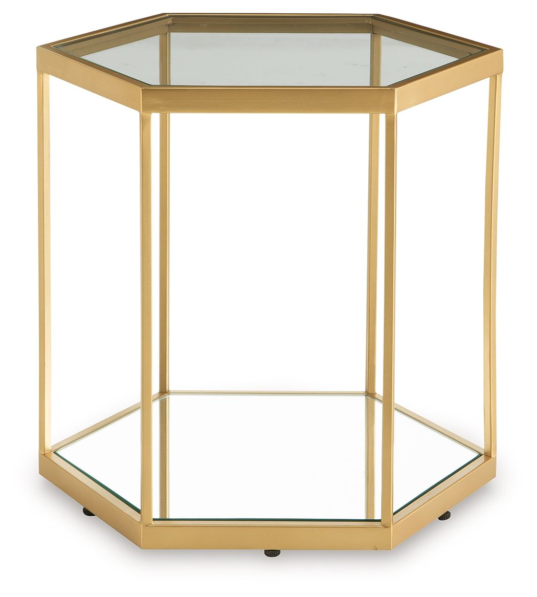 Veerwick - Accent Cocktail Table - Gold Finish by Unique Piece Furniture
