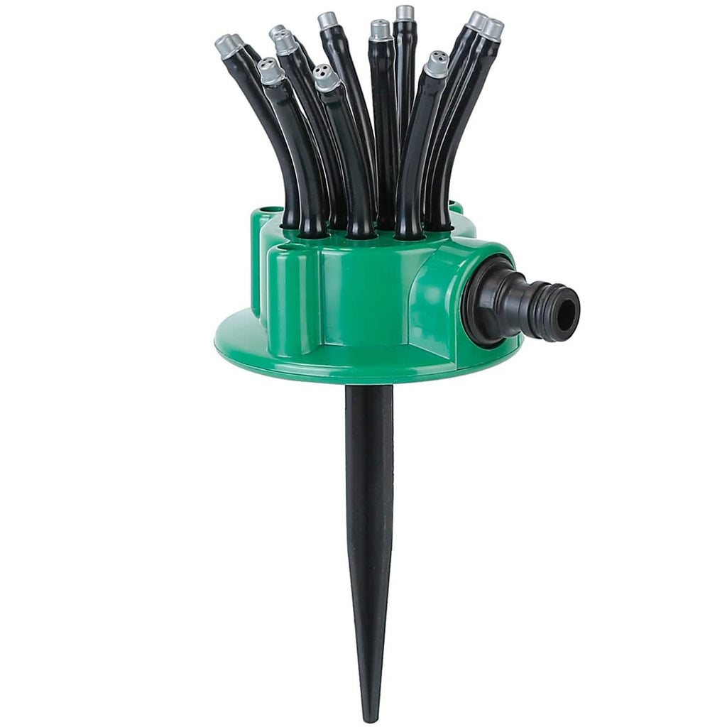 360° Flexible Lawn Sprinkler Automatic 12 Tubes Garden Water Irrigation Sprayers by DailySale