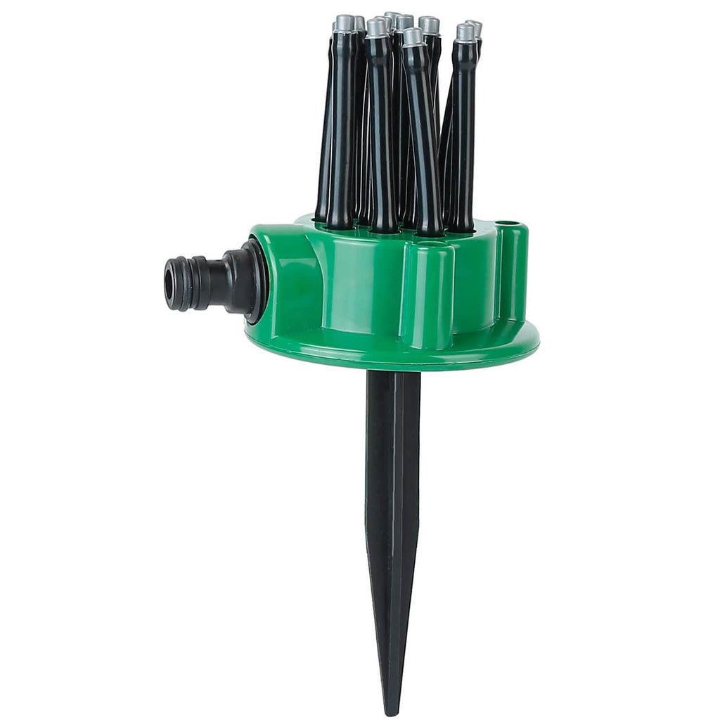 360° Flexible Lawn Sprinkler Automatic 12 Tubes Garden Water Irrigation Sprayers by DailySale