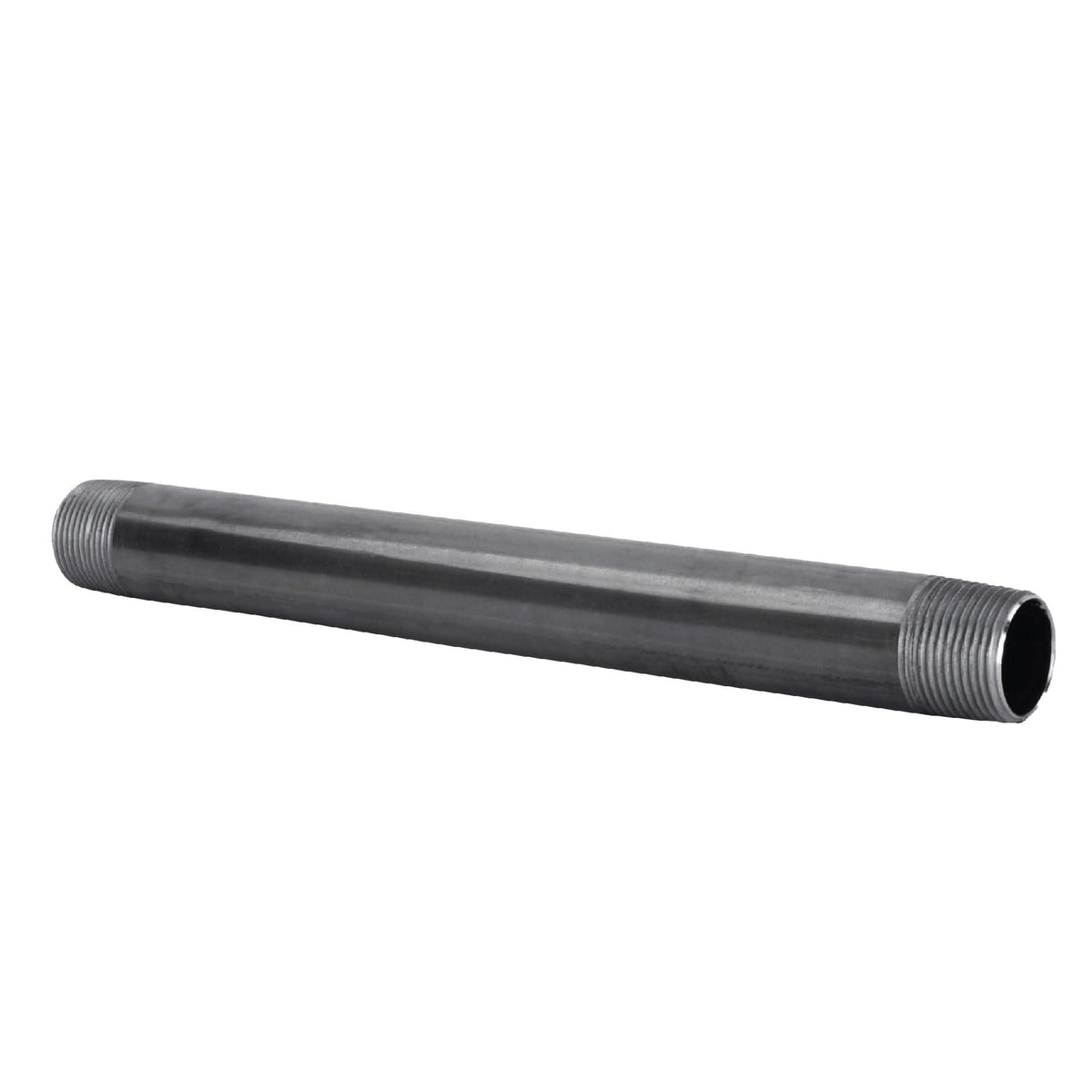 1 in. x 16 in. Black Pipe by PIPE DECOR