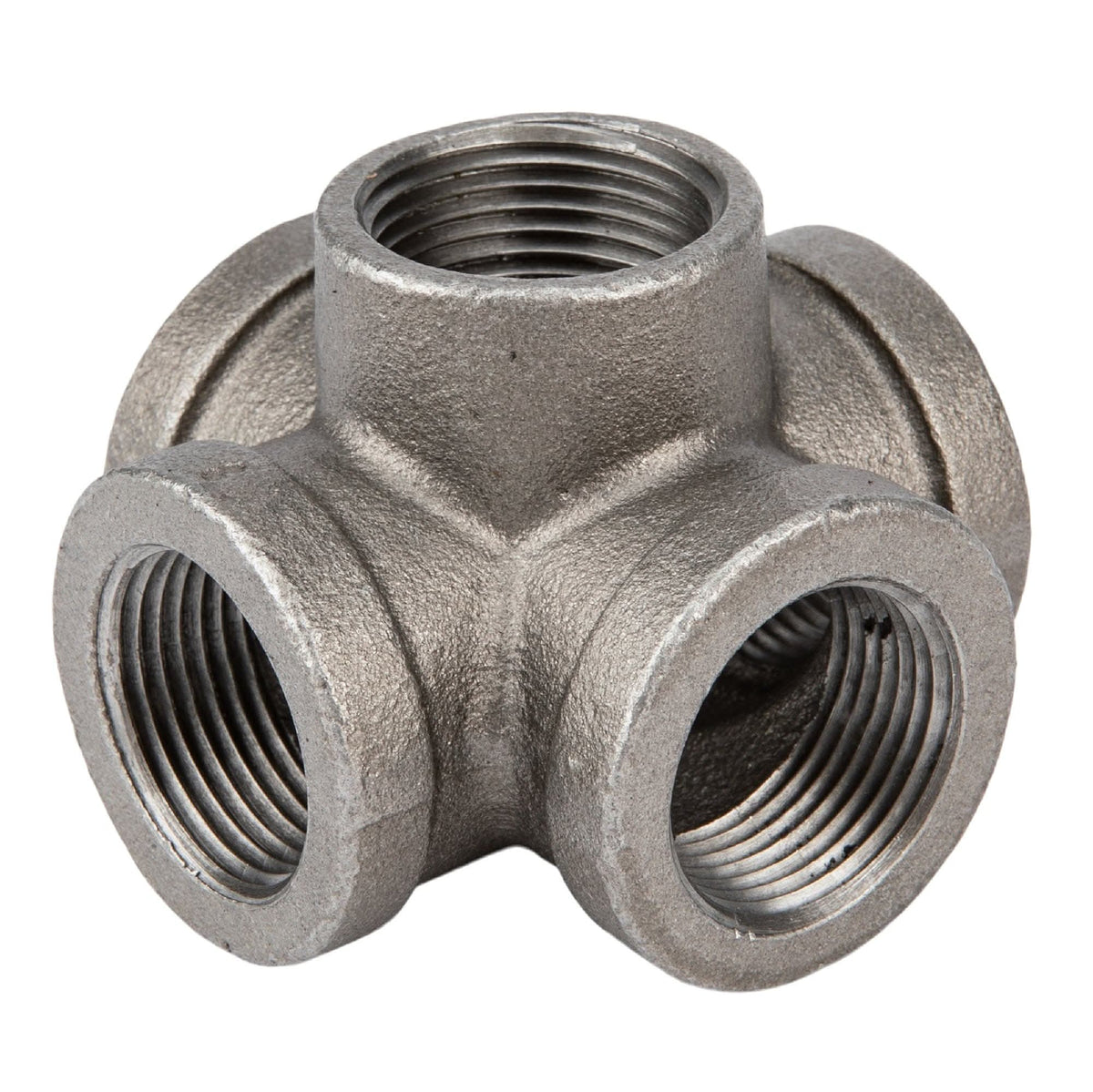 3/4 in. Black 5-Way Fitting by PIPE DECOR