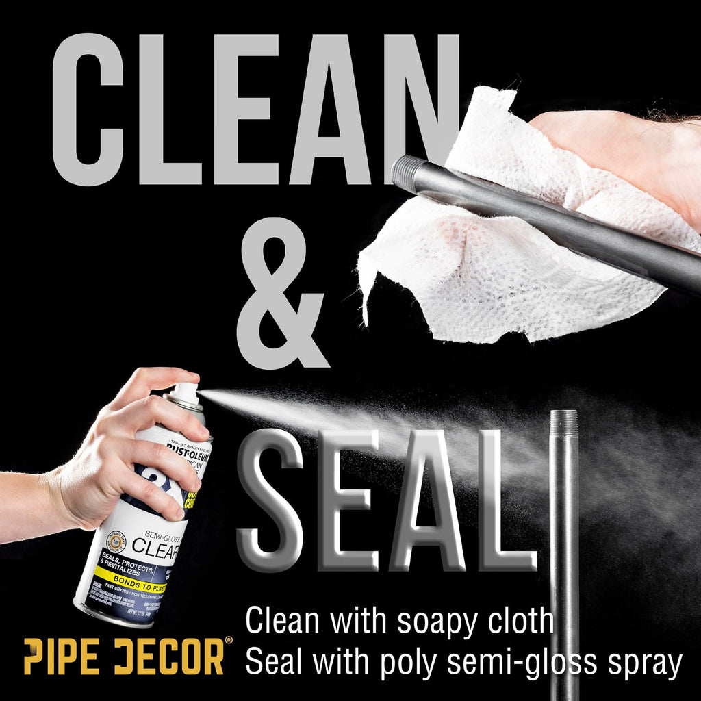 3/4 in. Black 5-Way Fitting by PIPE DECOR