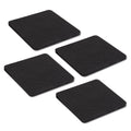 Heavy Duty Square Felt Pad for 1 in. Pipe Floor Flange, 3.5 in. x 3.5 in. (4-Pack) by PIPE DECOR