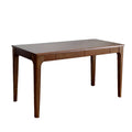 Desk With Drawers, Smooth Edge Design - Walnut by Unique Piece Furniture
