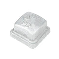 1/2 in. Galvanized Square Cap by PIPE DECOR
