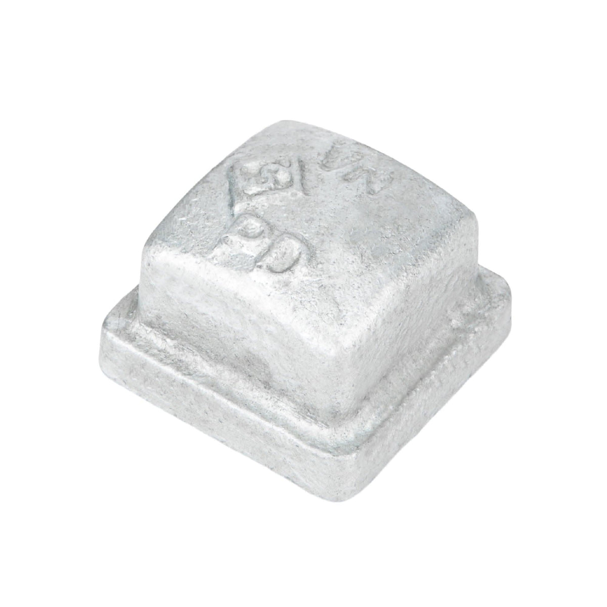 3/4 in. Galvanized Square Cap by PIPE DECOR
