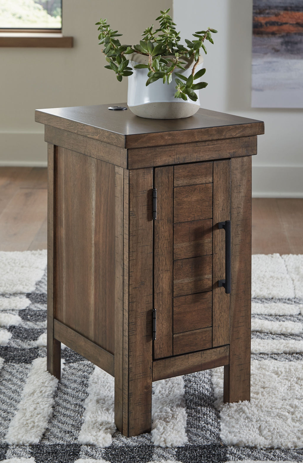 Moriville - Chair Side End Table - Grayish Brown by Unique Piece Furniture