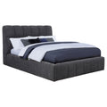 Nollet 48-inch Upholstered Queen Panel Platform Bed Grey by Unique Piece Furniture