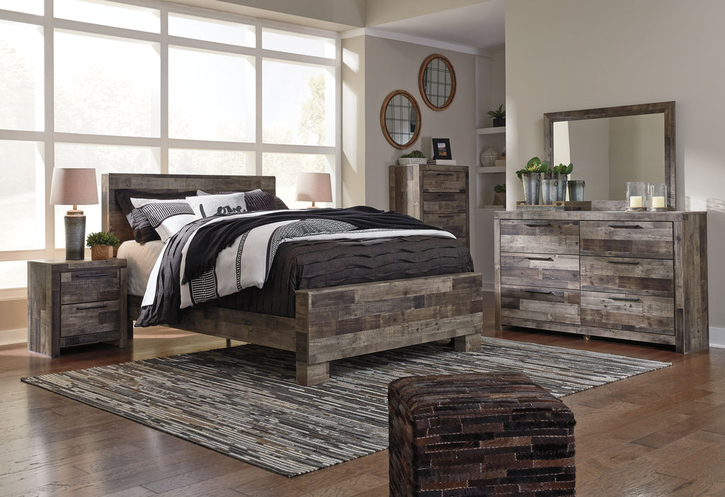 Derekson - Five Drawer Chest - Multi Gray by Unique Piece Furniture