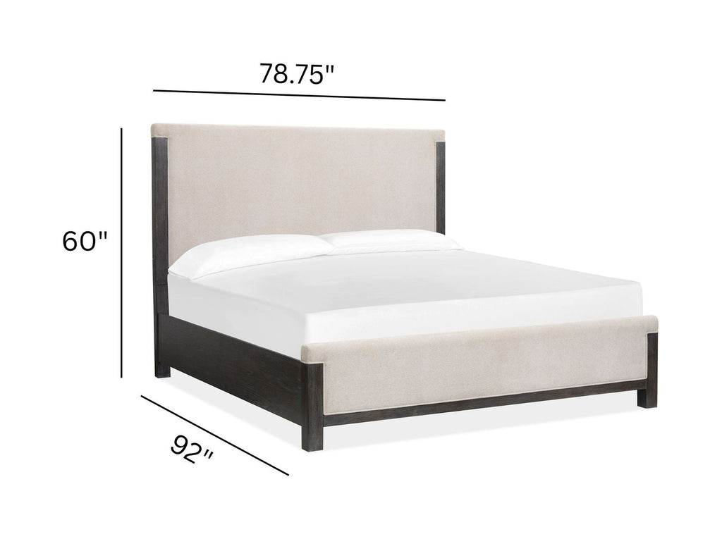 Plum Creek - Upholstered Panel Bed by Unique Piece Furniture