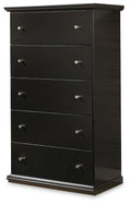 Maribel - Five Drawer Chest - Black by Unique Piece Furniture