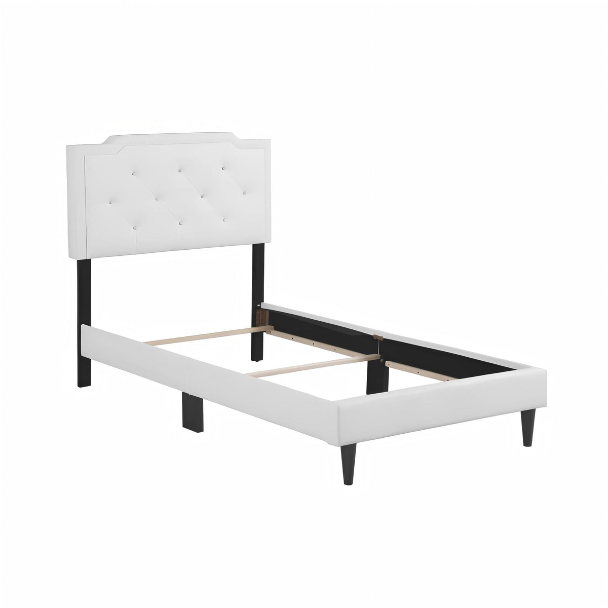 Button Tufted Bed Charming For Cozy Spaces by Unique Piece Furniture