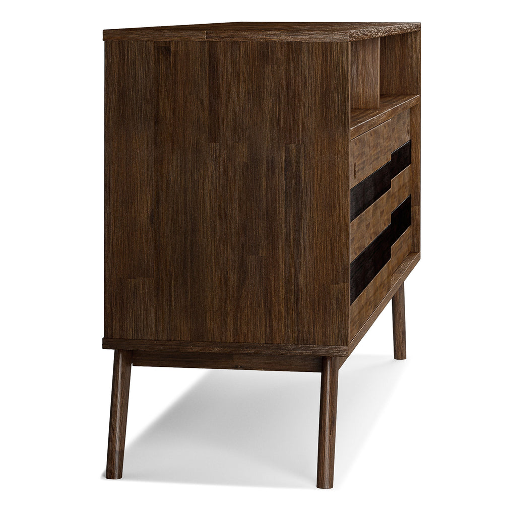 Clarkson - TV Stand - Rustic Natural Aged Brown by Unique Piece Furniture