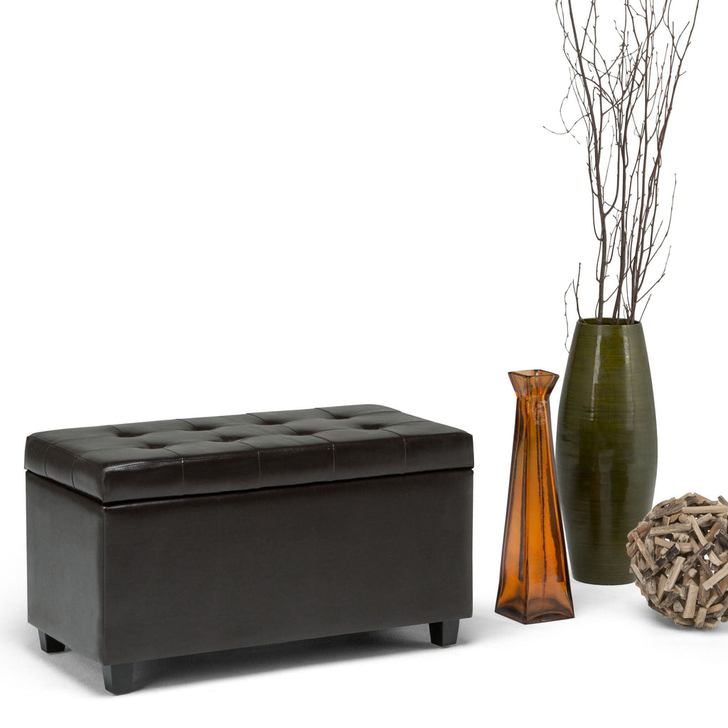 Cosmopolitan - Upholstered Storage Ottoman by Unique Piece Furniture