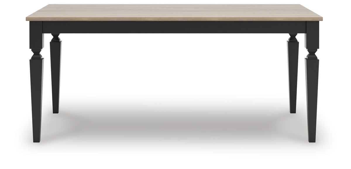 Brenkerton - Rectangular Dining Room Table - Grayish Brown / Black by Unique Piece Furniture