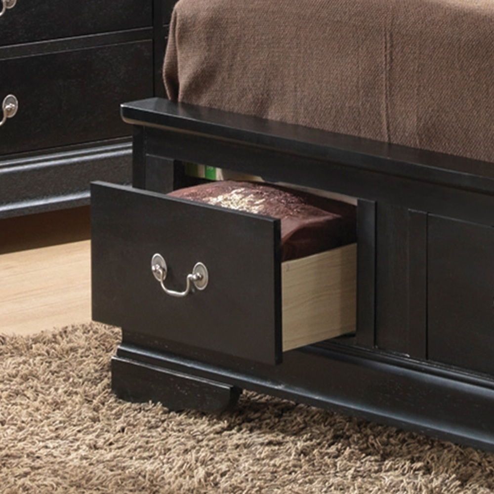Upholstered Panel Sleigh Bed Design by Unique Piece Furniture
