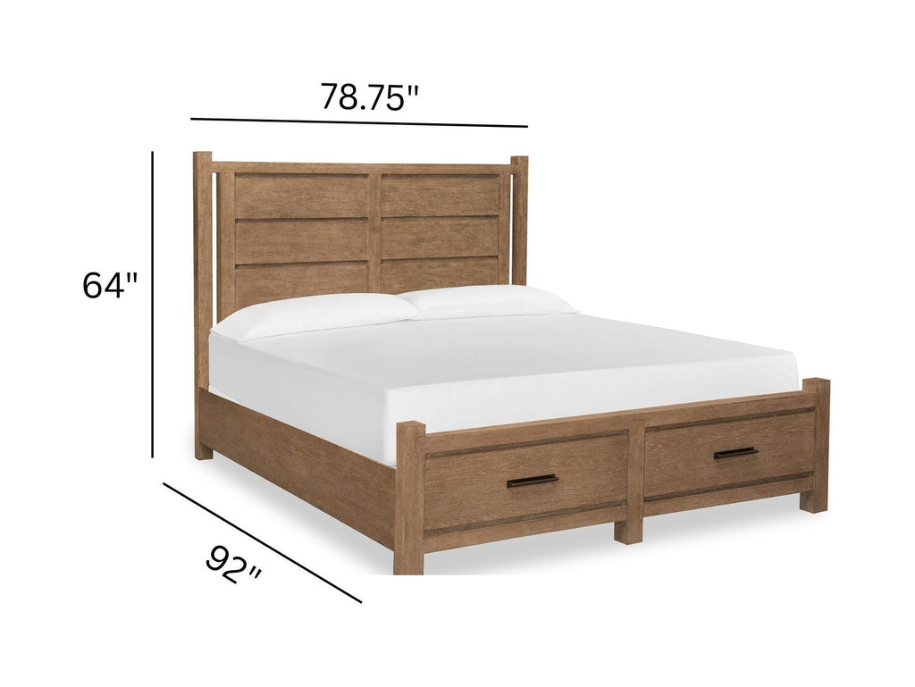 Plum Creek - Panel Storage Bed by Unique Piece Furniture