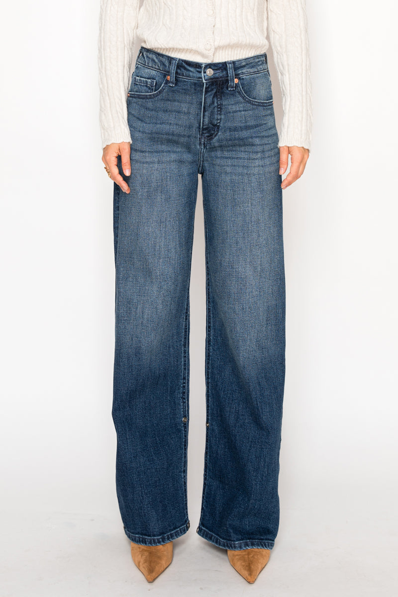 Tummy Control High Rise A-wide Jeans by Artemis Vintage