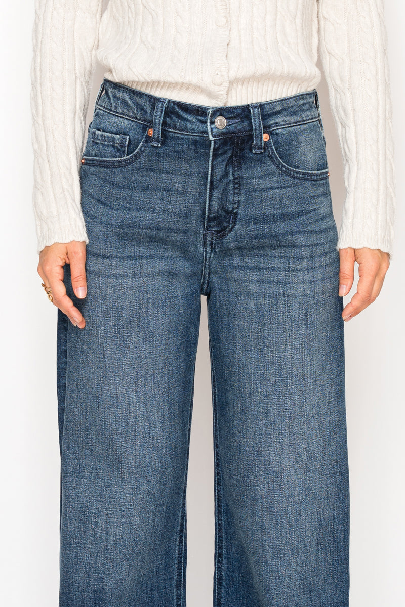 Tummy Control High Rise A-wide Jeans by Artemis Vintage