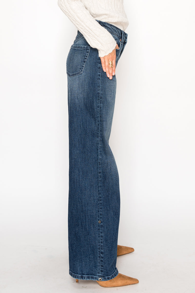 Tummy Control High Rise A-wide Jeans by Artemis Vintage