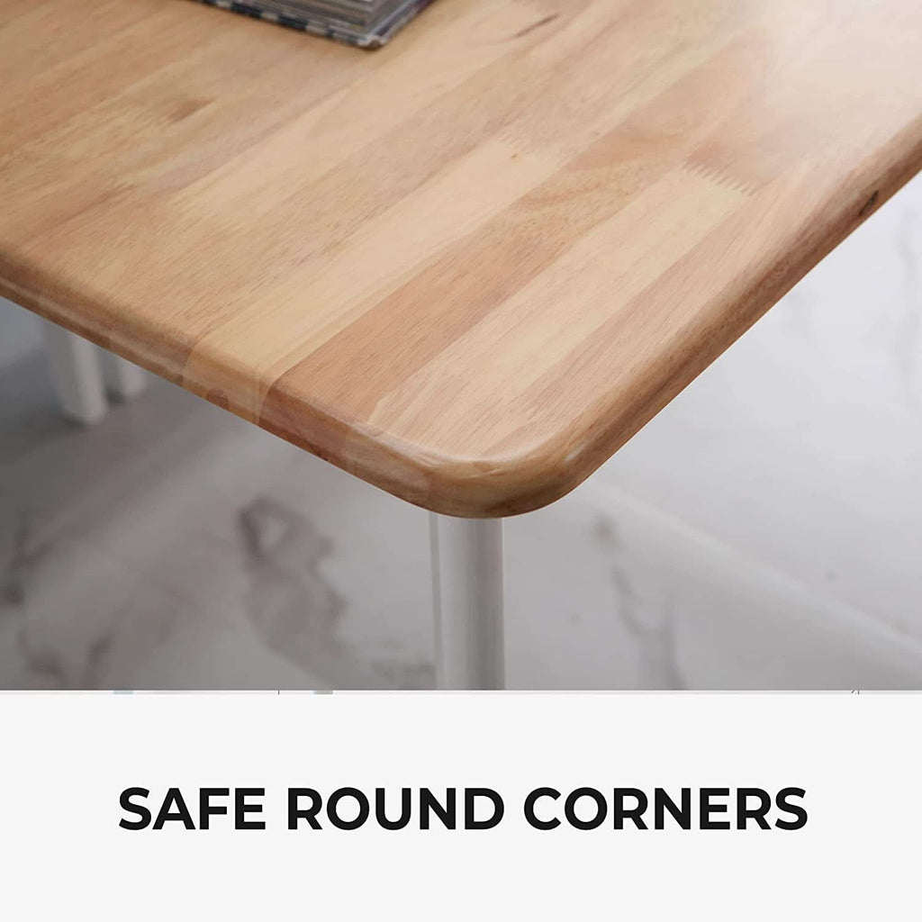 Mid Century Modern Solid Wood Rectangular Dining Table by ShipItFurniture