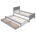 Platform Bed With Trundle And Drawers by Unique Piece Furniture