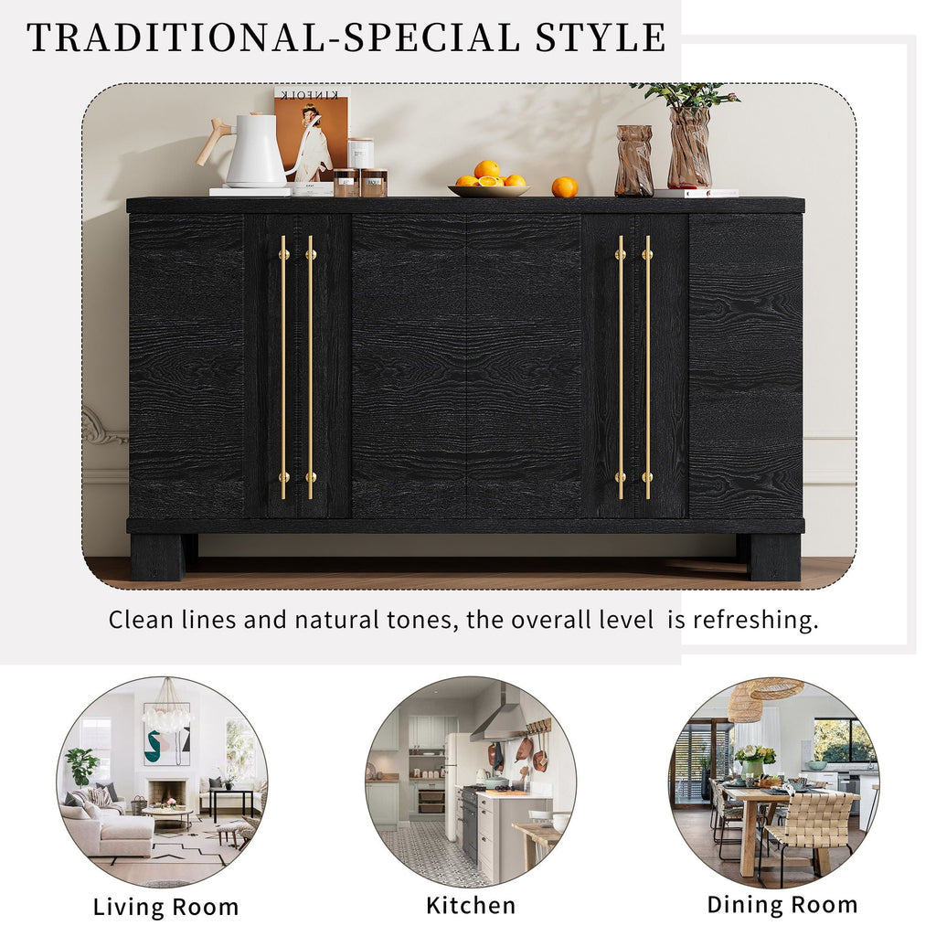 Sideboard With Adjustable Shelves by Unique Piece Furniture