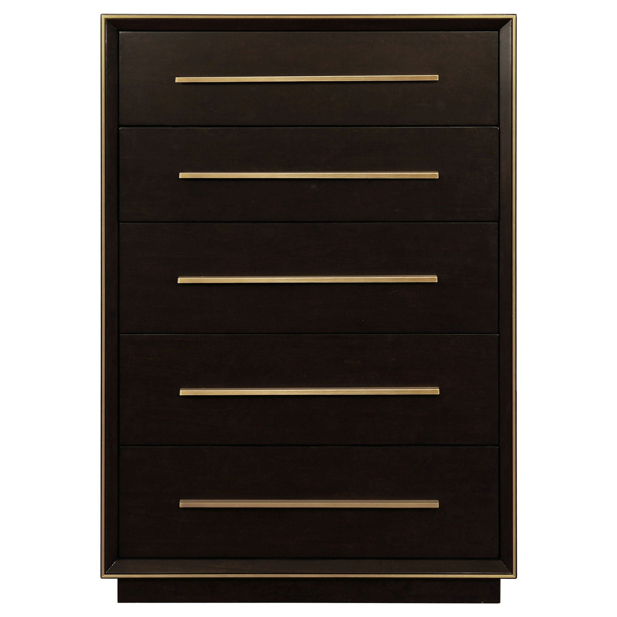 Durango 5-drawer Bedroom Chest Smoked Peppercorn by Unique Piece Furniture
