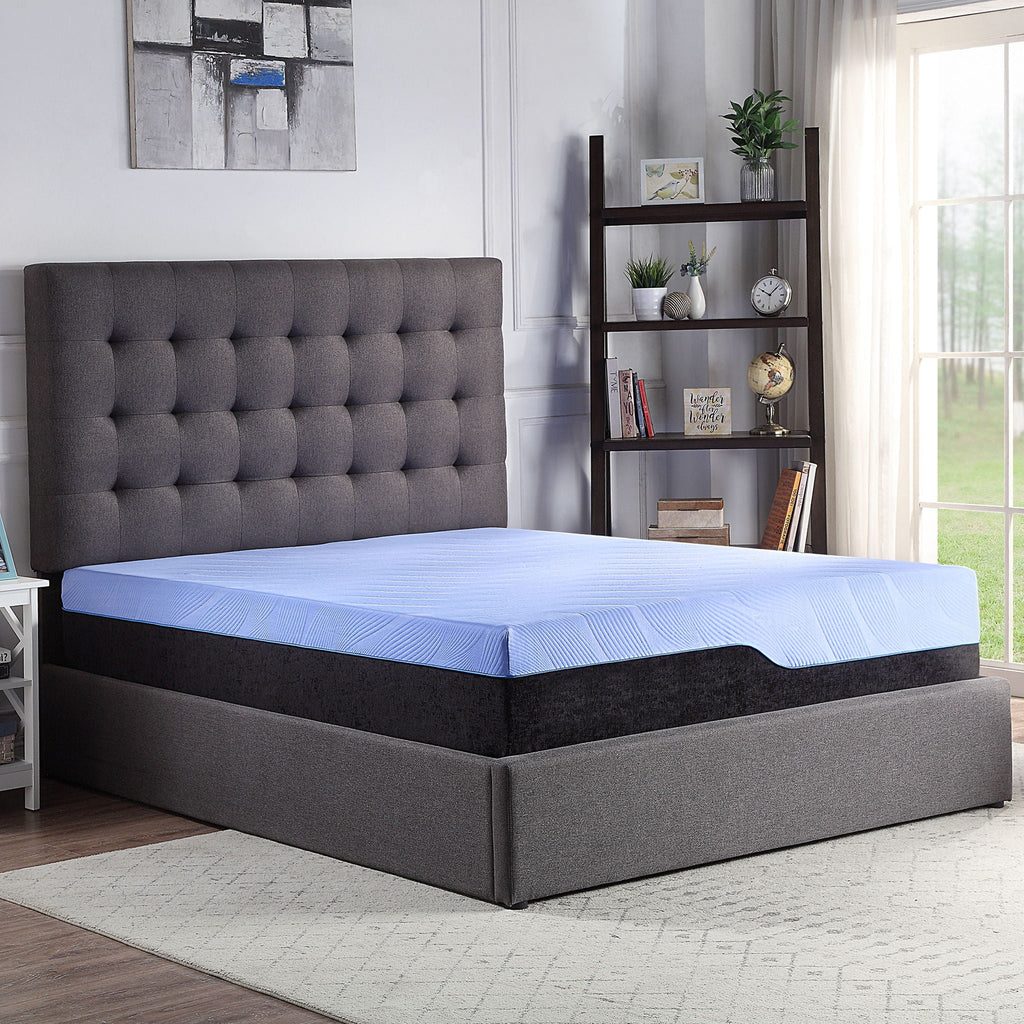 12" Refresh Hybrid Cooling Fast Responding Latex Foam And Coil Mattress by Unique Piece Furniture