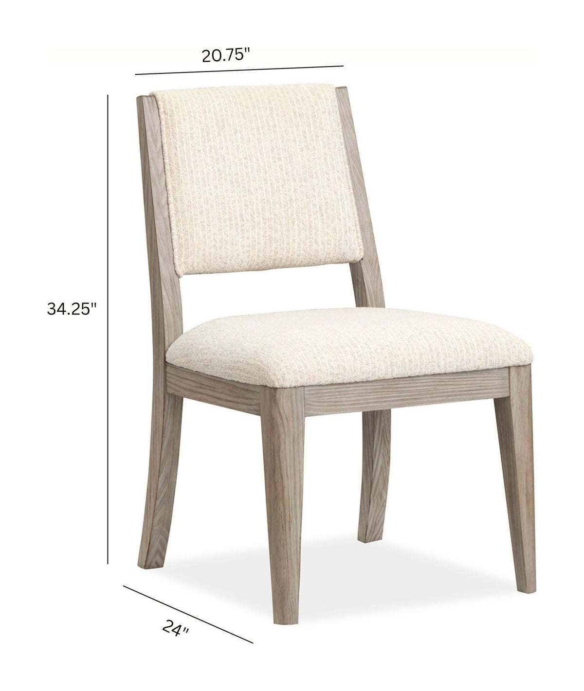 Braelyn - Upholstered Side Chair (Set of 2) - Dorian Gray by Unique Piece Furniture
