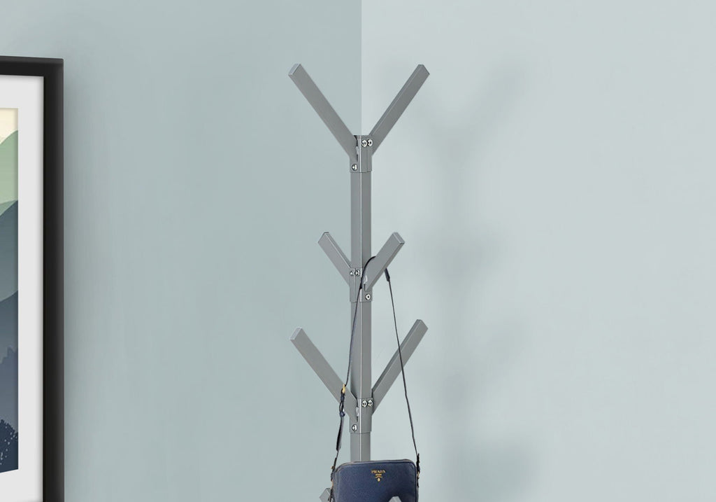Coat Rack, Hall Tree, Free Standing, 8 Hooks, Entryway, Contemporary & Modern by Unique Piece Furniture