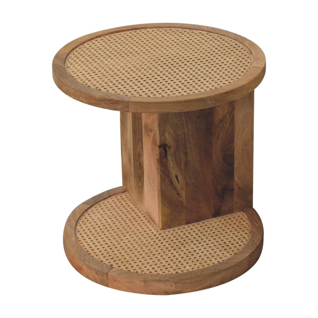 Close Knit Corner End Table - Oak by Unique Piece Furniture