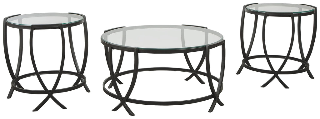 Tarrin - Occasional Table Set (Set of 3) - Black by Unique Piece Furniture