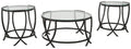 Tarrin - Occasional Table Set (Set of 3) - Black by Unique Piece Furniture