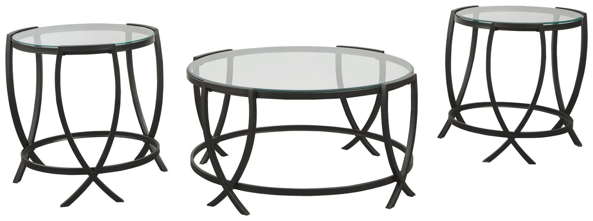 Tarrin - Occasional Table Set (Set of 3) - Black by Unique Piece Furniture