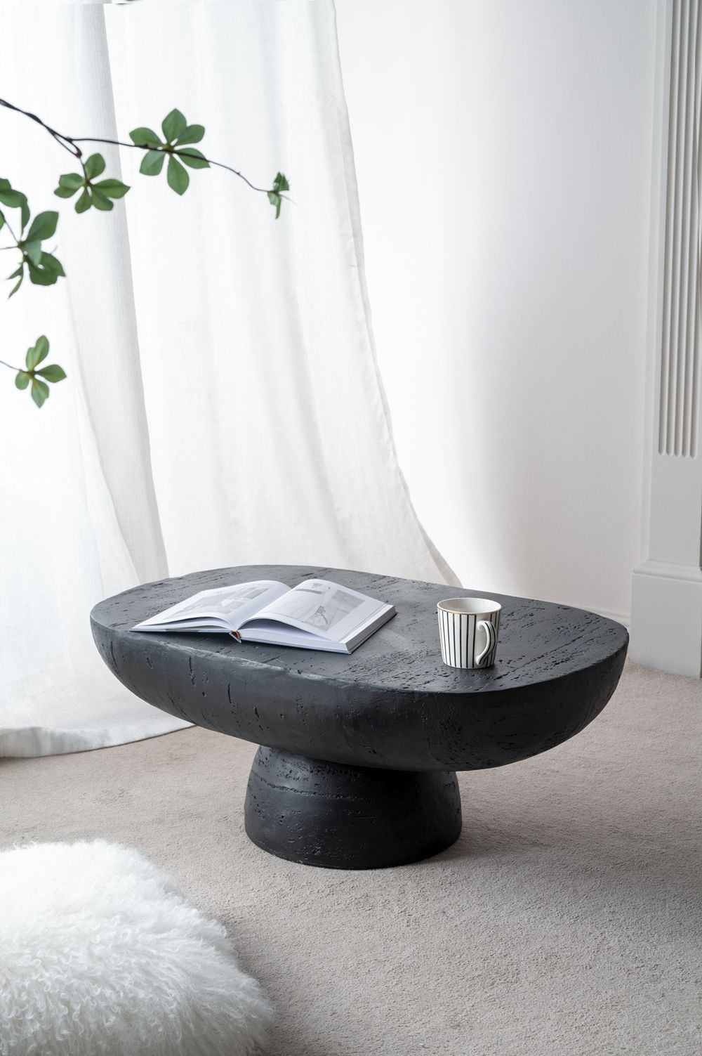 Organic Design Oval Coffee Table by Unique Piece Furniture