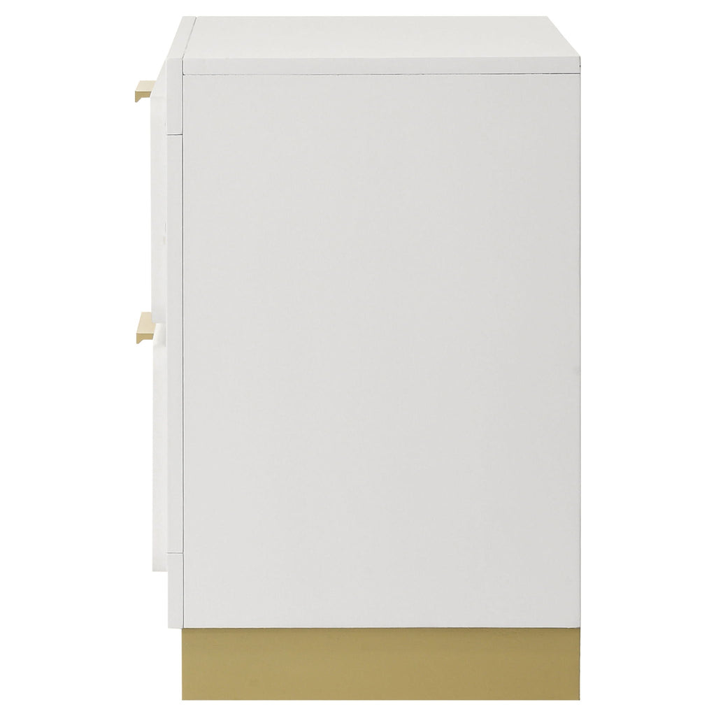 Caraway 2-drawer Nightstand White by Unique Piece Furniture