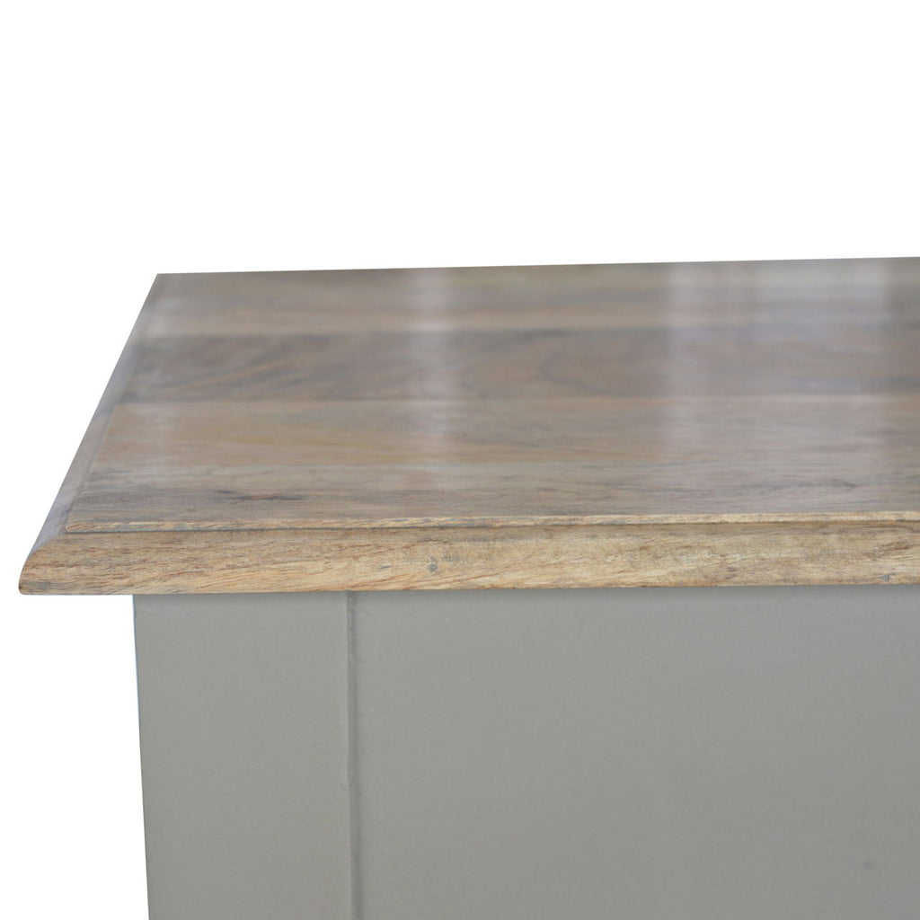 Hand Painted Writing Desk - Gray by Unique Piece Furniture
