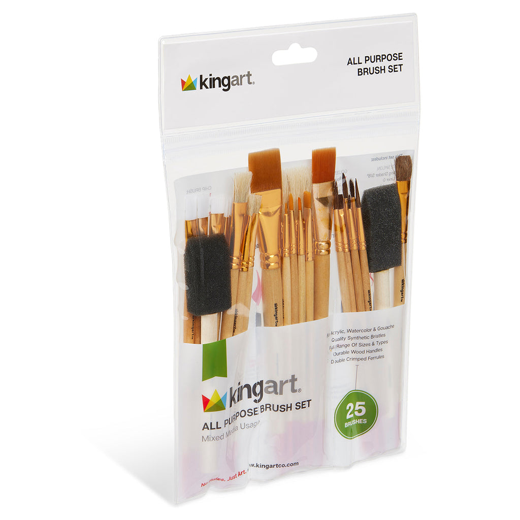 Studio Value Pack Brush Set - 25 pc by KINGART