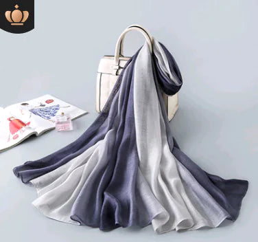New Gradient Silk Scarf for Sun Protection by Trendy Attic Store01