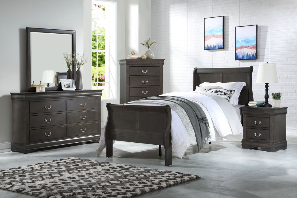 Louis Philippe - Sleigh Bedroom Set by Unique Piece Furniture