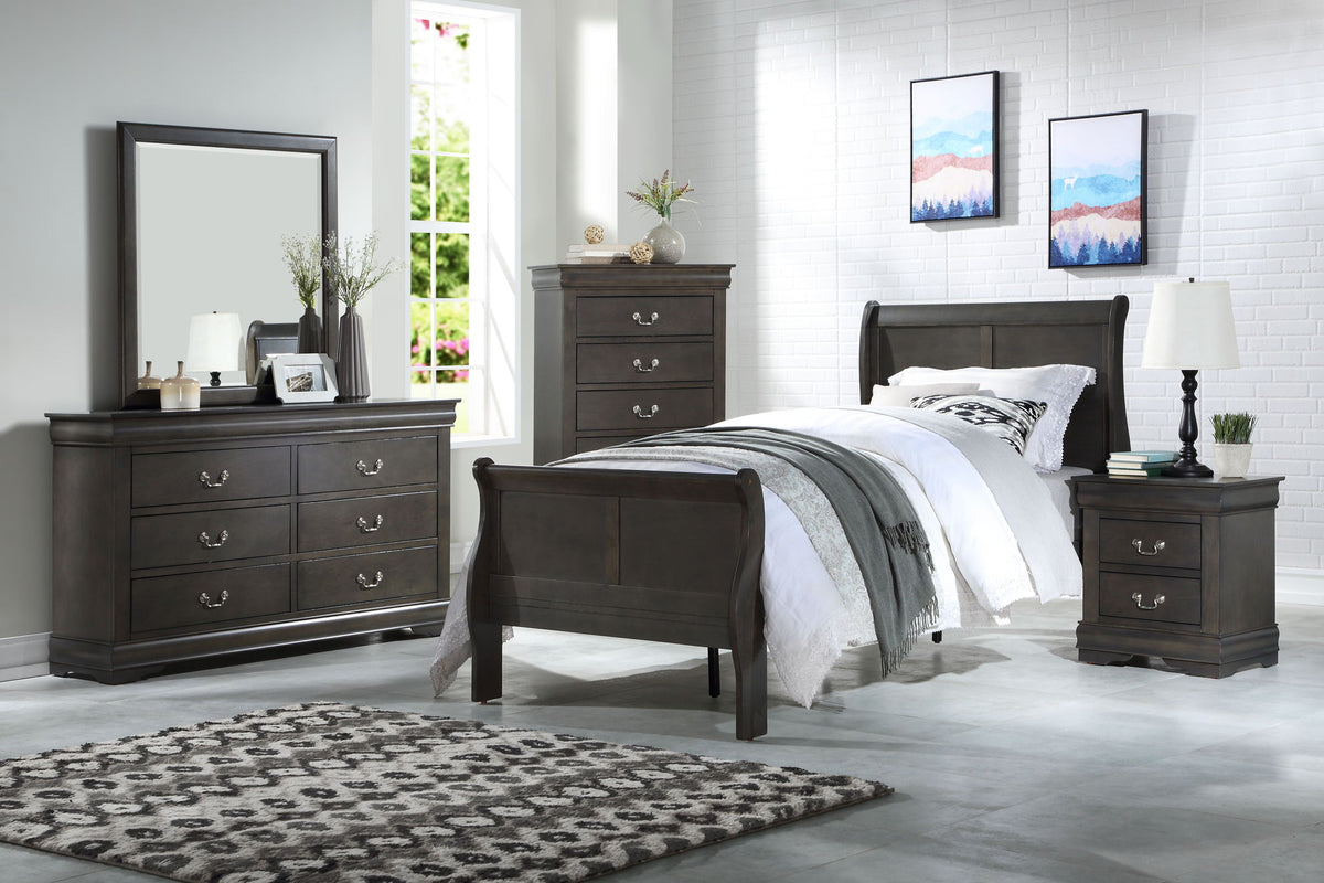 Louis Philippe - Sleigh Bedroom Set by Unique Piece Furniture