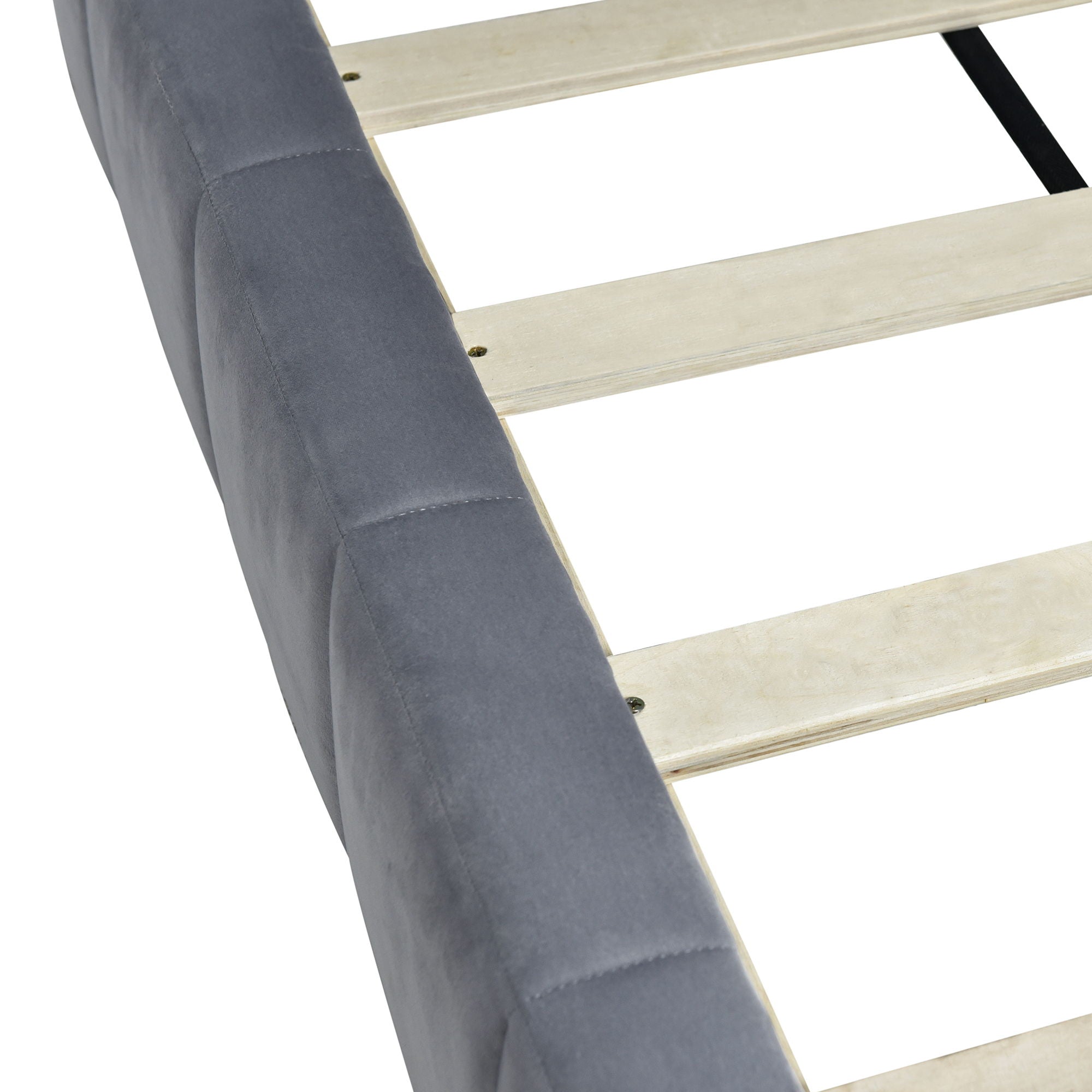 Full Size Upholstered Classic Daybed / Sofa Bed Frame, Elegant Design - Gray by Unique Piece Furniture