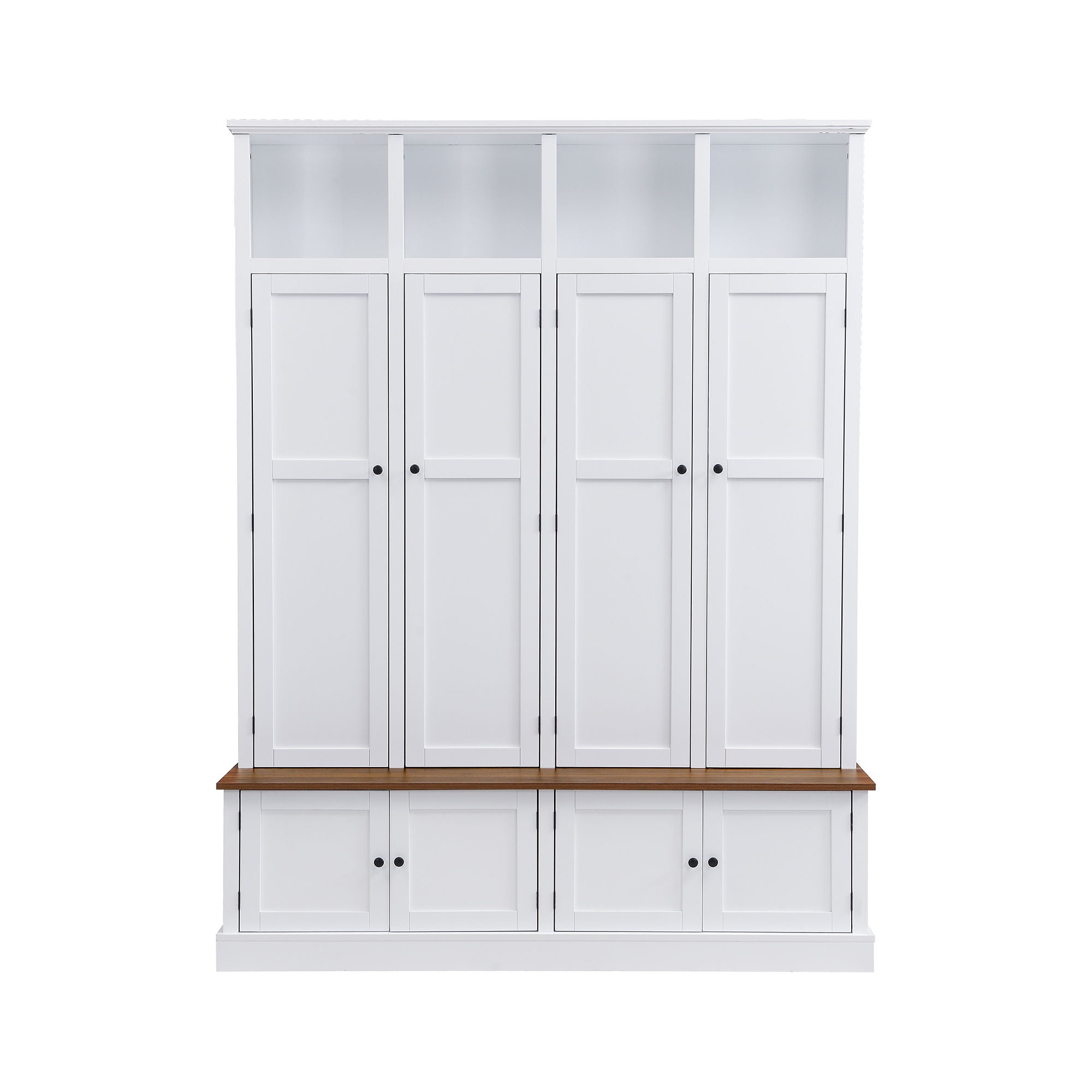 Hall Tree With Bench And Cabinet by Unique Piece Furniture